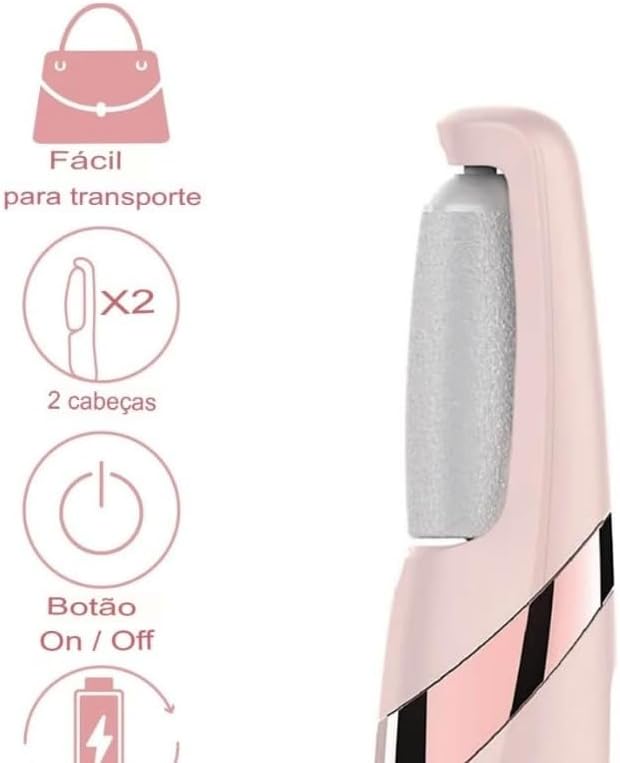 Fácil de transportar, 2 cabeças, botão on/off